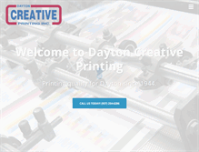 Tablet Screenshot of daytoncreative.com